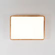 Load image into Gallery viewer, Farmhouze Light - Dimmable LED Wooden Rectangular Flush Mount Light - Ceiling Light - 3000K Warm White -