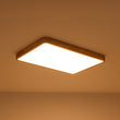 Load image into Gallery viewer, Farmhouze Light - Dimmable LED Wooden Rectangular Flush Mount Light - Ceiling Light - 3000K Warm White -