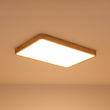 Load image into Gallery viewer, Farmhouze Light - Dimmable LED Wooden Rectangular Flush Mount Light - Ceiling Light - 3000K Warm White -