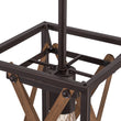Load image into Gallery viewer, Farmhouze Light - Farmhouse 1 - Light Wood Grain Square Lantern Pendant Light - Pendant - 1 Light -