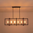 Load image into Gallery viewer, Farmhouze Light - Farmhouse 6 - Light Rectangle Kitchen Island Linear Chandelier - Chandelier - Imitated Copper -