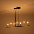 Load image into Gallery viewer, Farmhouze Light - Farmhouse 7 - Light Linear Candle Kitchen Island Pendant - Chandelier - 7 Bulbs -