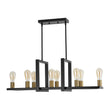Load image into Gallery viewer, Farmhouze Light - Farmhouse 8 - Light Rectangle Island Linear Chandelier - Chandelier - 8 Bulbs -