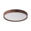 Load image into Gallery viewer, Farmhouze Light - Farmhouse Dimmable LED Round Faux Wood Ceiling Light - Ceiling Light - Natural Wood Pattern -