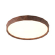 Load image into Gallery viewer, Farmhouze Light - Farmhouse Dimmable LED Round Faux Wood Ceiling Light - Ceiling Light - Walnut Pattern -
