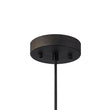 Load image into Gallery viewer, Farmhouze Light - Farmhouse Industrial Oversized Iron Dome Pendant - Chandelier - Black with Gold Dust - 31 in. (Back Order)