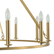 Load image into Gallery viewer, Farmhouze Light-Farmhouse Large 12-Light Candle Wagon Wheel Chandelier-Chandelier-Brass-