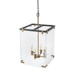 Load image into Gallery viewer, Farmhouze Light - Farmhouse Manor 4 - Light Glass Square Cage Chandelier - Chandelier - 4 - Light -