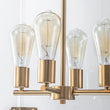 Load image into Gallery viewer, Farmhouze Light - Farmhouse Manor 4 - Light Glass Square Cage Chandelier - Chandelier - 4 - Light -
