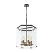 Load image into Gallery viewer, Farmhouze Light - Farmhouse Manor 6 - Light Clear Glass Cage Chandelier - Chandelier - 6 - Light -