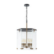 Load image into Gallery viewer, Farmhouze Light - Farmhouse Manor 6 - Light Clear Glass Cage Chandelier - Chandelier - 6 - Light -