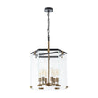 Load image into Gallery viewer, Farmhouze Light - Farmhouse Manor 6 - Light Clear Glass Cage Chandelier - Chandelier - 6 - Light -