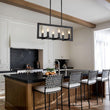 Load image into Gallery viewer, Farmhouze Light - Farmhouse Rectangle Kitchen Island Linear Chandelier - Chandelier - Metal Only -