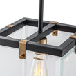 Load image into Gallery viewer, Farmhouze Light - Farmhouse Simple 1 - Light Square Glass Lantern Pendant - Pendant - 1 - Light -