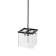 Load image into Gallery viewer, Farmhouze Light - Farmhouse Simple 1 - Light Square Glass Lantern Pendant - Pendant - 1 - Light -