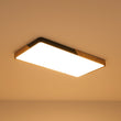 Load image into Gallery viewer, Farmhouze Light - Farmhouse Wood Rectangle Dimmable LED Ceiling Light - Ceiling Light - Black -