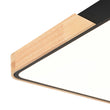 Load image into Gallery viewer, Farmhouze Light - Farmhouse Wood Rectangle Dimmable LED Ceiling Light - Ceiling Light - Black -