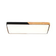 Load image into Gallery viewer, Farmhouze Light - Farmhouse Wood Rectangle Dimmable LED Ceiling Light - Ceiling Light - Black -