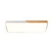Load image into Gallery viewer, Farmhouze Light - Farmhouse Wood Rectangle Dimmable LED Ceiling Light - Ceiling Light - White -