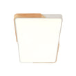 Load image into Gallery viewer, Farmhouze Light - Farmhouse Wood Rectangle Dimmable LED Ceiling Light - Ceiling Light - White -