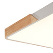 Load image into Gallery viewer, Farmhouze Light - Farmhouse Wood Rectangle Dimmable LED Ceiling Light - Ceiling Light - White -