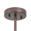 Load image into Gallery viewer, Farmhouze Light - French Country Luxe Linear Candle Kitchen Island Pendant - Chandelier - Oil - Rubbed Bronze -
