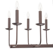 Load image into Gallery viewer, Farmhouze Light - French Country Luxe Linear Candle Kitchen Island Pendant - Chandelier - Oil - Rubbed Bronze -