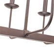 Load image into Gallery viewer, Farmhouze Light - French Country Luxe Linear Candle Kitchen Island Pendant - Chandelier - Oil - Rubbed Bronze -