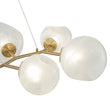 Load image into Gallery viewer, Farmhouze Light - French Country Milky Misty Glass Bubble Island Chandelier - Chandelier - Brass -