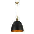 Load image into Gallery viewer, Farmhouze Light - French Farmhouse 1 - Light Large Metal Dome Pendant Light - Pendant - Black -