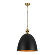 Load image into Gallery viewer, Farmhouze Light - French Farmhouse 1 - Light Large Metal Dome Pendant Light - Pendant - Black -
