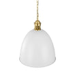 Load image into Gallery viewer, Farmhouze Light - French Farmhouse 1 - Light Large Metal Dome Pendant Light - Pendant - White -
