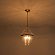 Load image into Gallery viewer, Farmhouze Light - French Farmhouse Candle Style Glass Bell Cage Ceiling Light - Ceiling Light - Black -