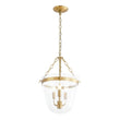 Load image into Gallery viewer, Farmhouze Light - French Farmhouse Candle Style Glass Bell Cage Ceiling Light - Ceiling Light - Black -