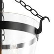 Load image into Gallery viewer, Farmhouze Light - French Farmhouse Candle Style Glass Bell Cage Ceiling Light - Ceiling Light - Black -