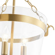 Load image into Gallery viewer, Farmhouze Light - French Farmhouse Candle Style Glass Bell Cage Ceiling Light - Ceiling Light - Black -