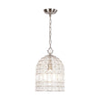 Load image into Gallery viewer, Farmhouze Light - French Farmhouse Crystal Lantern Pendant Light - Chandelier - M/Nickel -