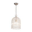 Load image into Gallery viewer, Farmhouze Light - French Farmhouse Crystal Lantern Pendant Light - Chandelier - M/Nickel -