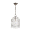 Load image into Gallery viewer, Farmhouze Light - French Farmhouse Crystal Lantern Pendant Light - Chandelier - M/Nickel -