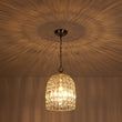 Load image into Gallery viewer, Farmhouze Light - French Farmhouse Crystal Lantern Pendant Light - Chandelier - S/Nickel -