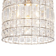 Load image into Gallery viewer, Farmhouze Light - French Farmhouse Crystal Lantern Pendant Light - Chandelier - S/Nickel -
