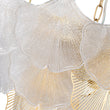 Load image into Gallery viewer, Farmhouze Light-French Texture Glass 8-Light Tiered Leaf Chandelier-Chandelier-Chrome-