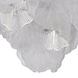 Load image into Gallery viewer, Farmhouze Light-French Texture Glass 8-Light Tiered Leaf Chandelier-Chandelier-Chrome-