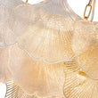 Load image into Gallery viewer, Farmhouze Light-French Texture Glass 8-Light Tiered Leaf Chandelier-Chandelier-Chrome-