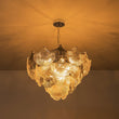 Load image into Gallery viewer, Farmhouze Light-French Texture Glass 8-Light Tiered Leaf Chandelier-Chandelier-Chrome-