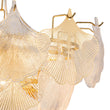 Load image into Gallery viewer, Farmhouze Light-French Texture Glass 8-Light Tiered Leaf Chandelier-Chandelier-Chrome-