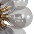 Load image into Gallery viewer, Farmhouze Light - Glam 18 - Light Balloon Cluster Blue Glass Globe Chandelier - Chandelier - Frosted White -