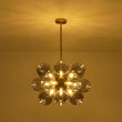 Load image into Gallery viewer, Farmhouze Light - Glam 18 - Light Balloon Cluster Blue Glass Globe Chandelier - Chandelier - Frosted White -