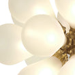 Load image into Gallery viewer, Farmhouze Light - Glam 18 - Light Balloon Cluster Blue Glass Globe Chandelier - Chandelier - Frosted White -