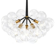 Load image into Gallery viewer, Farmhouze Light - Glam Cluster Geometric Faceted Glass Globe Chandelier - Chandelier - White -